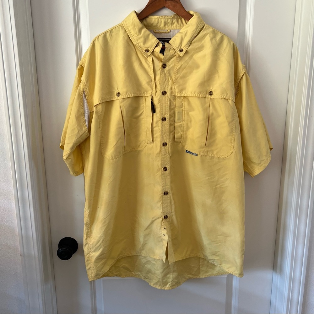 Drake Casual Waterfowl Button Down Shirt in Light Yellow